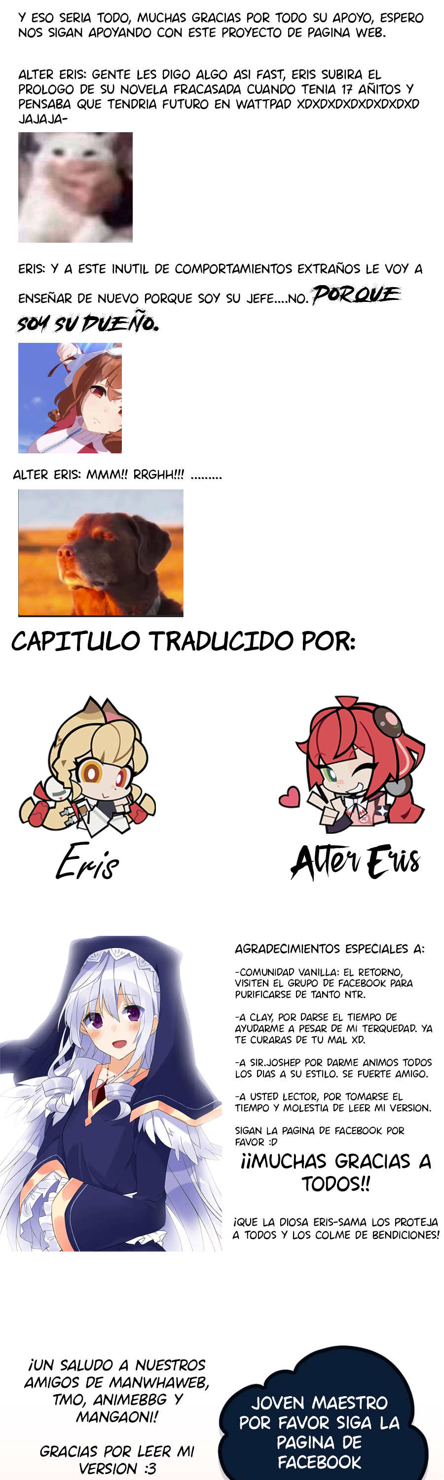 El villano rubio de la novela de la protagonista femenina quiere ser feliz capítulo 55 página 26