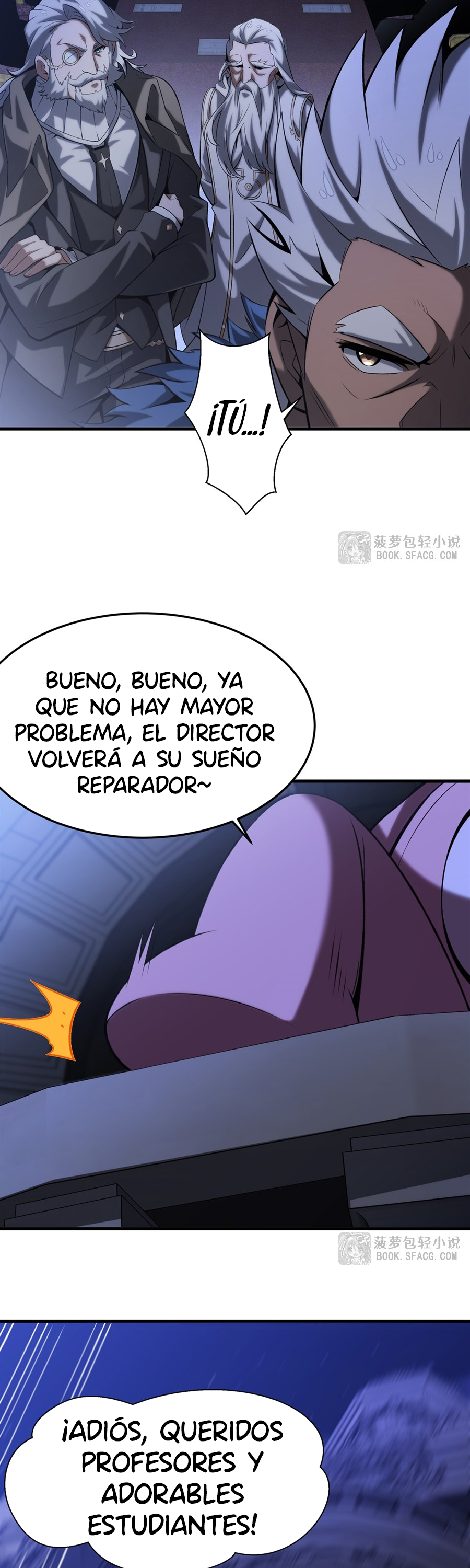 El villano rubio de la novela de la protagonista femenina quiere ser feliz capítulo 57 página 10