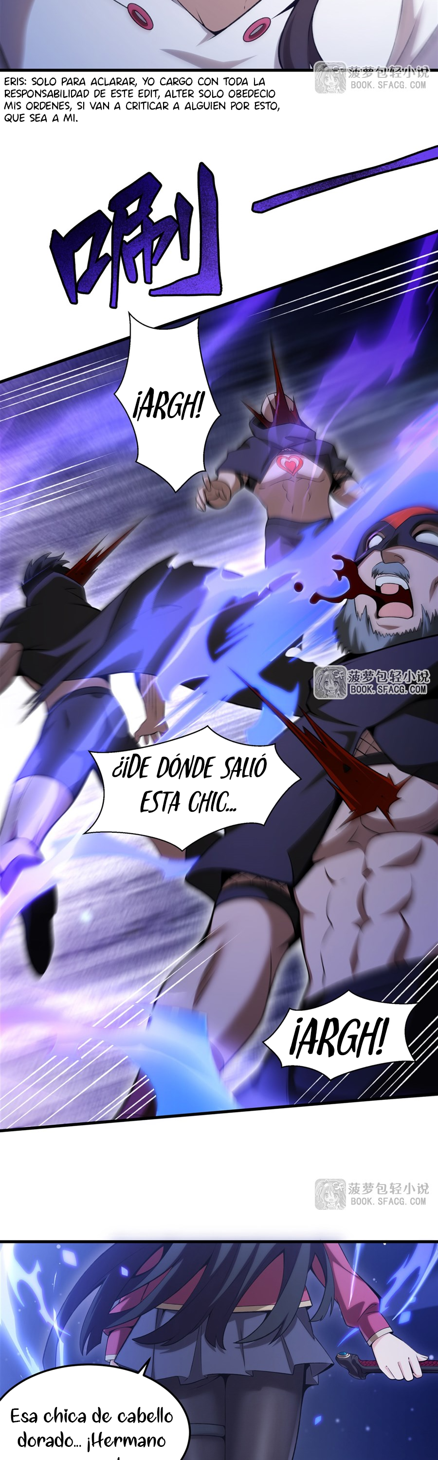 El villano rubio de la novela de la protagonista femenina quiere ser feliz capítulo 57 página 19