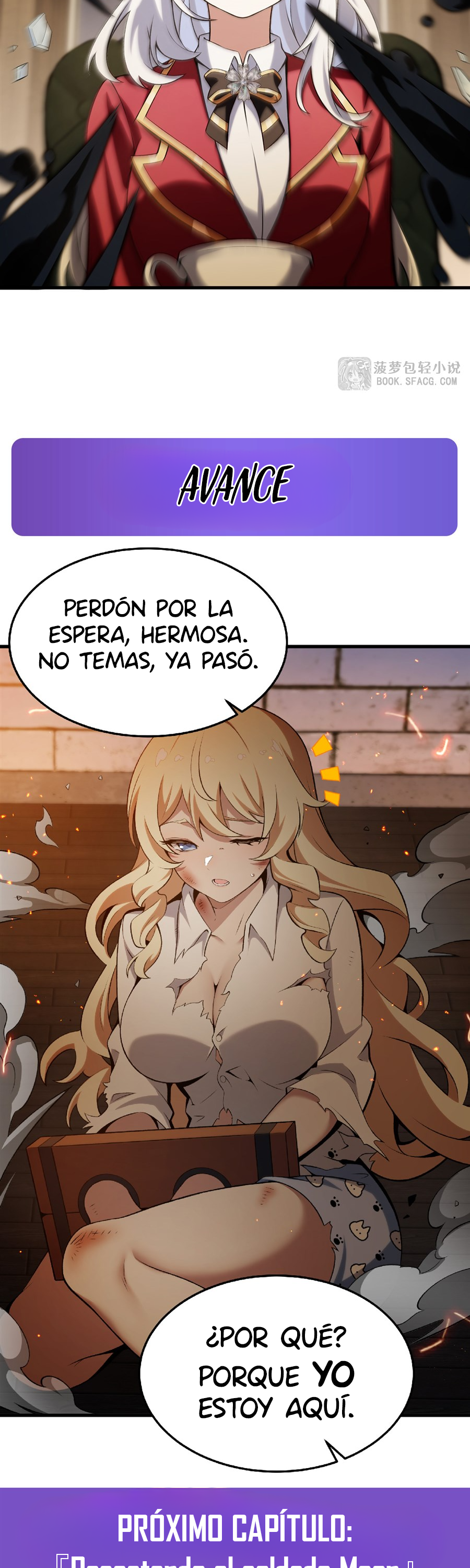 El villano rubio de la novela de la protagonista femenina quiere ser feliz capítulo 57 página 25