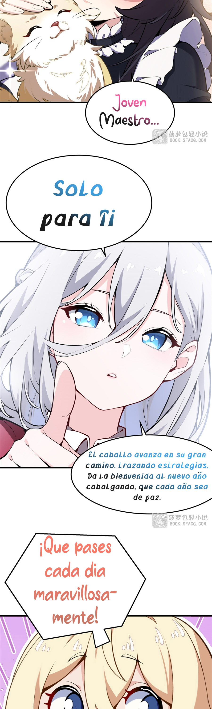 El villano rubio de la novela de la protagonista femenina quiere ser feliz capítulo 57 página 28