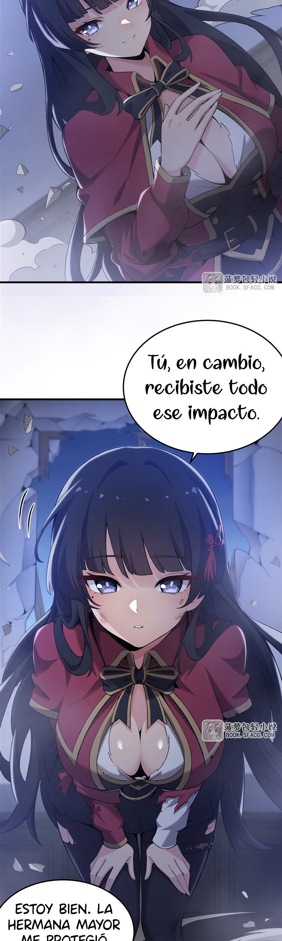 El villano rubio de la novela de la protagonista femenina quiere ser feliz capítulo 59 página 20