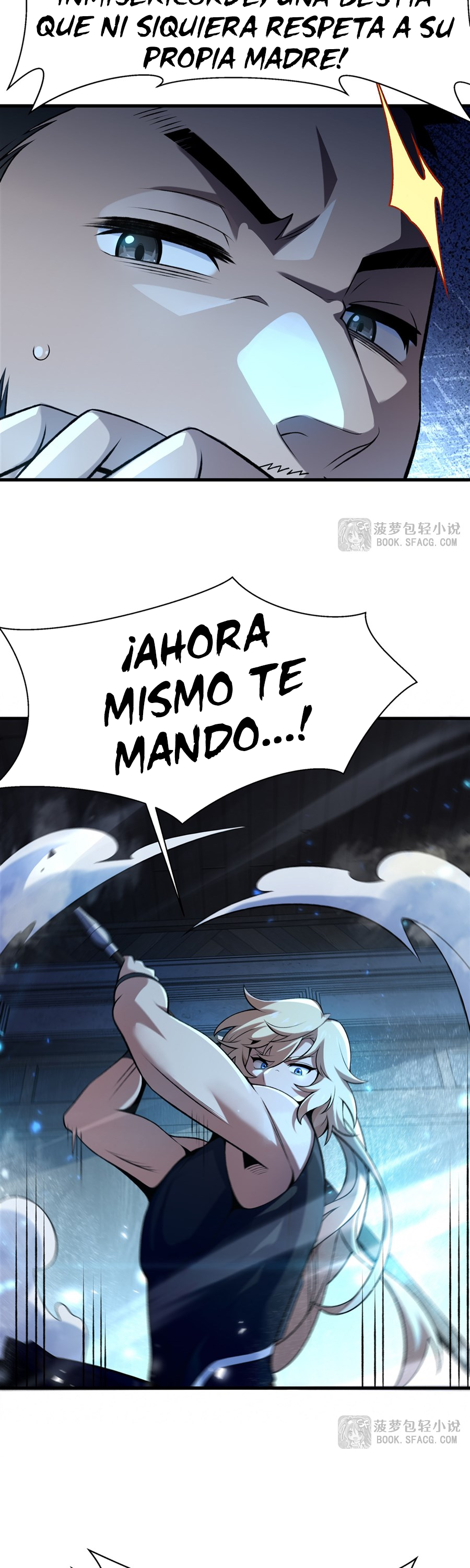 El villano rubio de la novela de la protagonista femenina quiere ser feliz capítulo 61 página 20