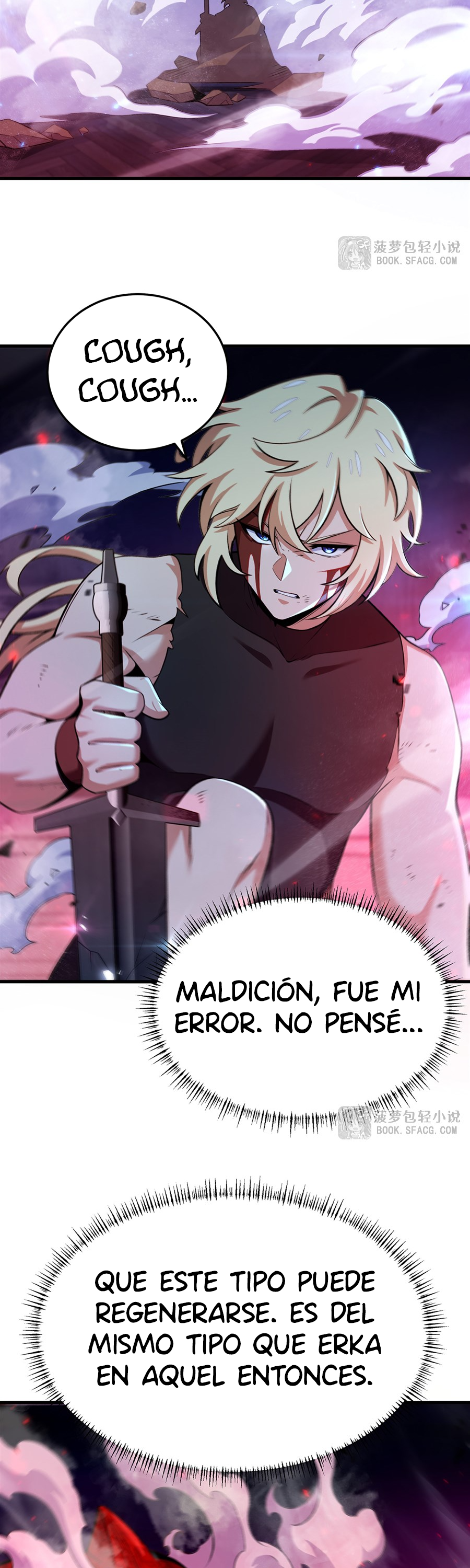 El villano rubio de la novela de la protagonista femenina quiere ser feliz capítulo 62 página 10