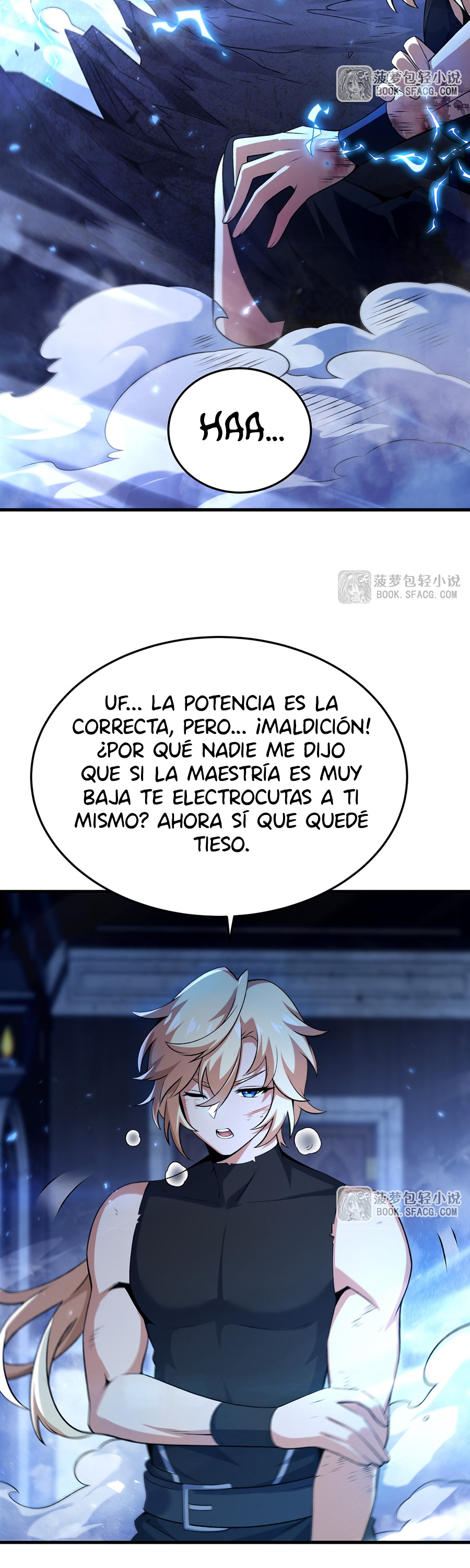 El villano rubio de la novela de la protagonista femenina quiere ser feliz capítulo 62 página 18