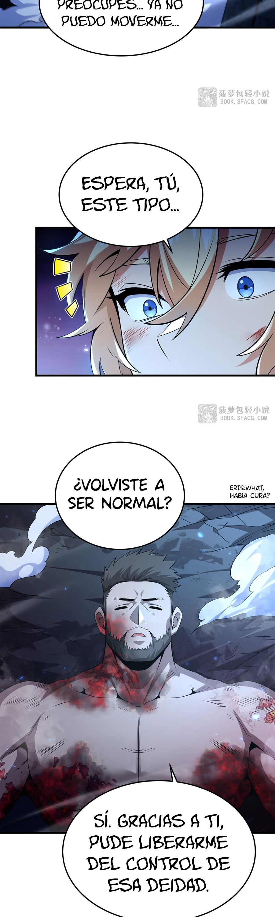 El villano rubio de la novela de la protagonista femenina quiere ser feliz capítulo 62 página 21