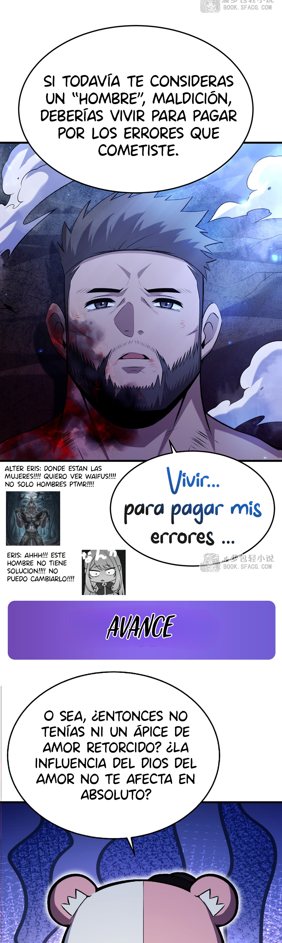 El villano rubio de la novela de la protagonista femenina quiere ser feliz capítulo 62 página 26