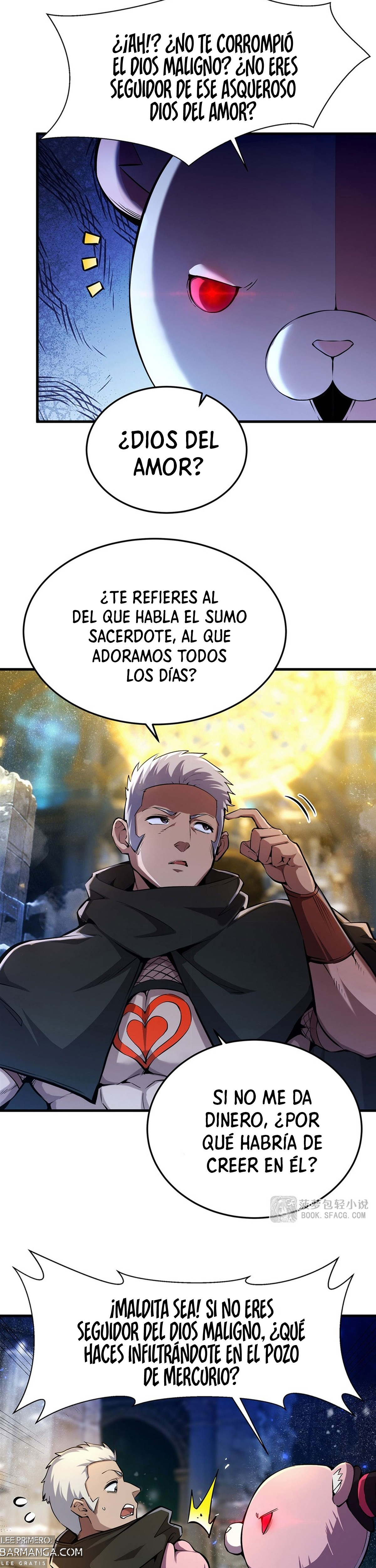 El villano rubio de la novela de la protagonista femenina quiere ser feliz capítulo 63 página 16