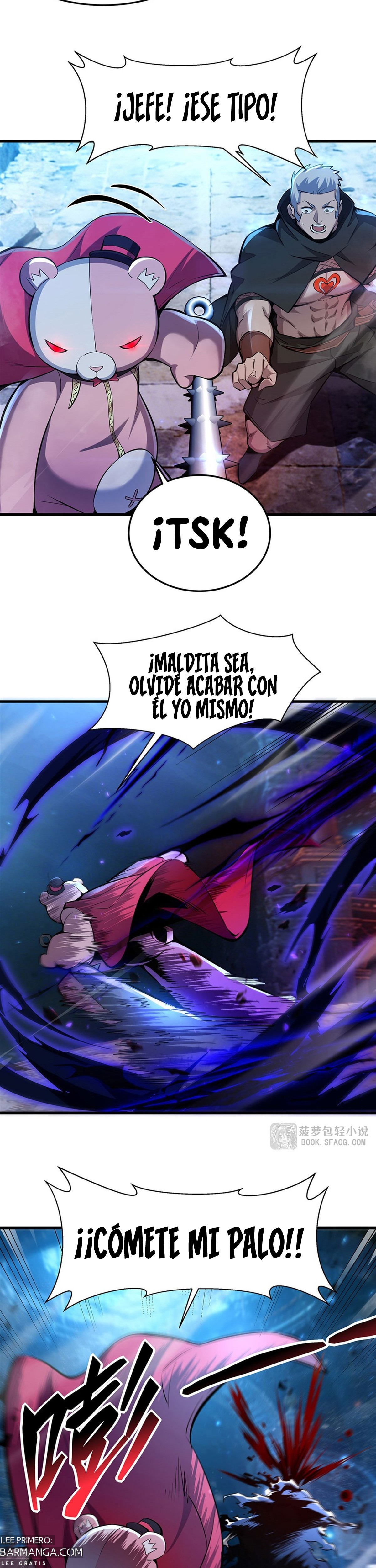 El villano rubio de la novela de la protagonista femenina quiere ser feliz capítulo 63 página 19