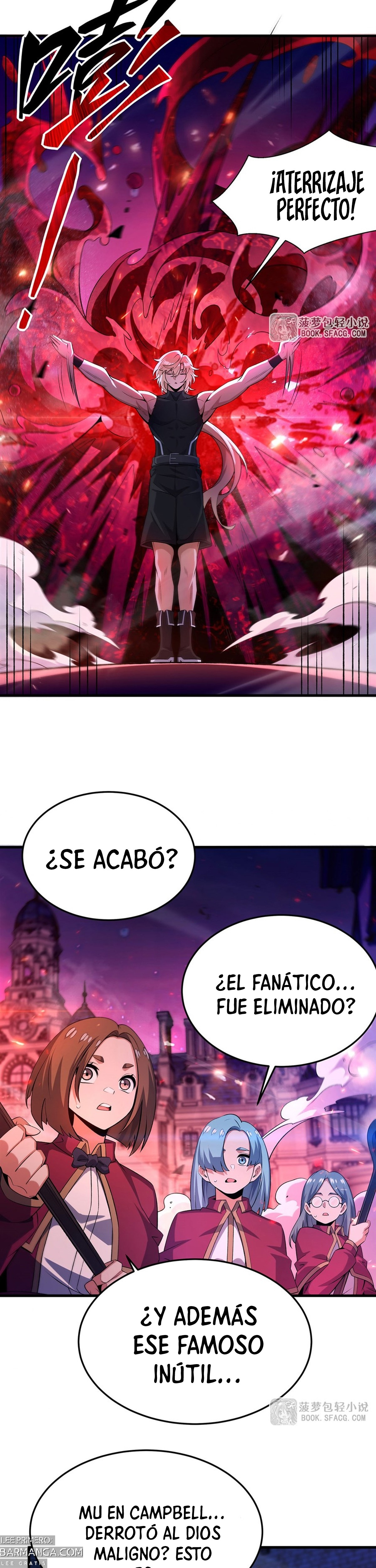 El villano rubio de la novela de la protagonista femenina quiere ser feliz capítulo 64 página 17