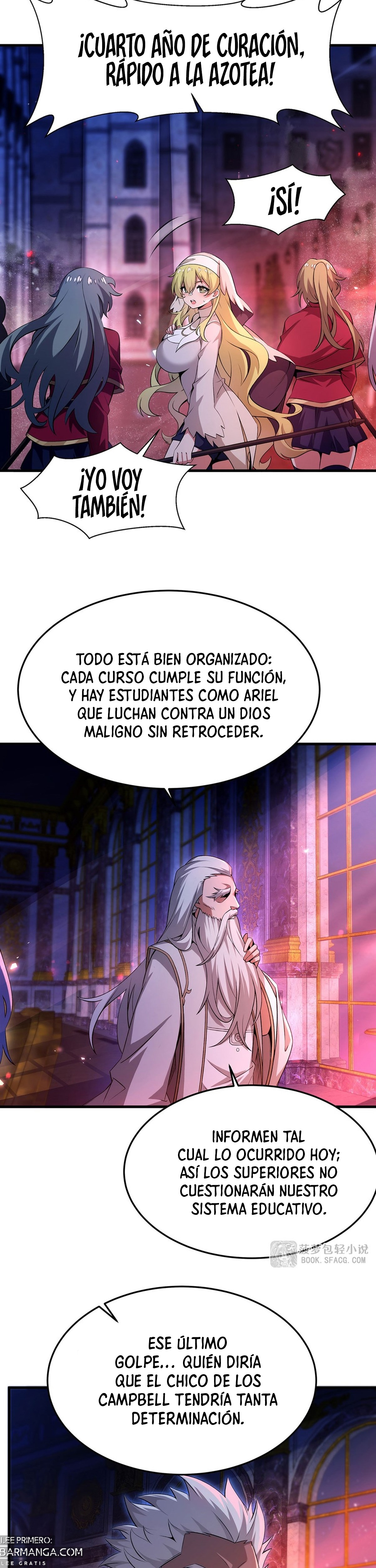 El villano rubio de la novela de la protagonista femenina quiere ser feliz capítulo 64 página 19