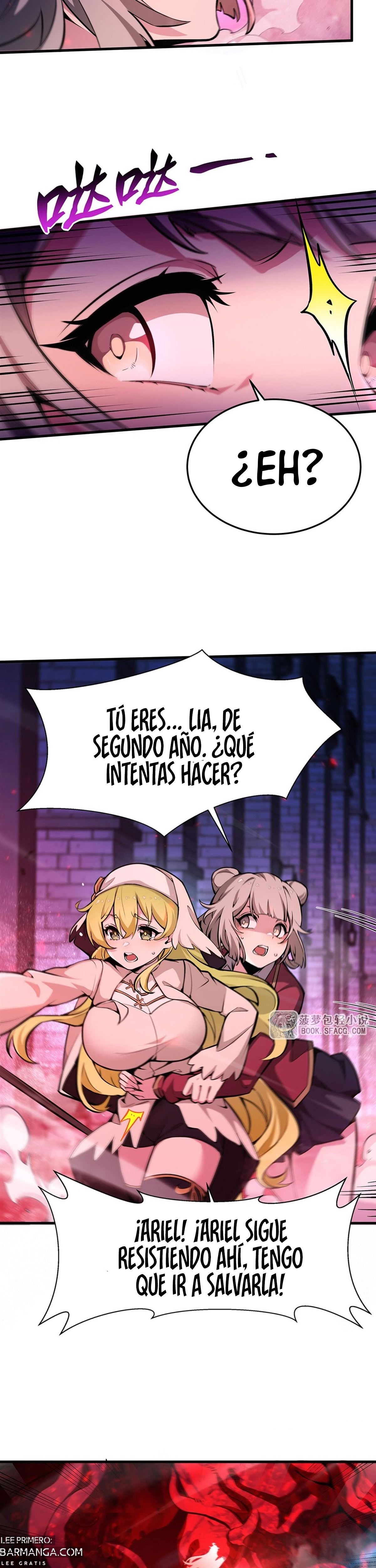 El villano rubio de la novela de la protagonista femenina quiere ser feliz capítulo 64 página 5