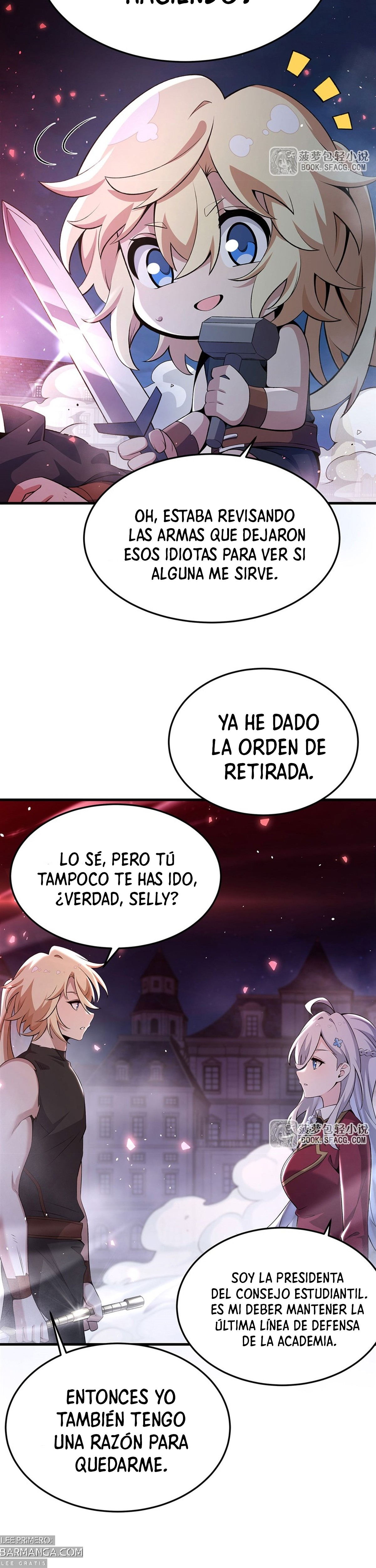 El villano rubio de la novela de la protagonista femenina quiere ser feliz capítulo 65 página 10
