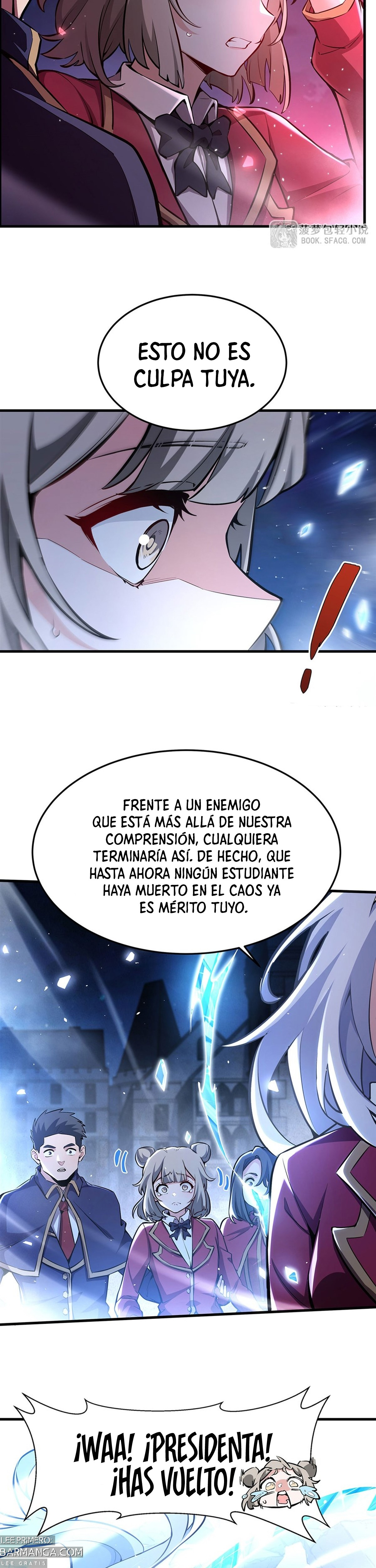 El villano rubio de la novela de la protagonista femenina quiere ser feliz capítulo 65 página 7