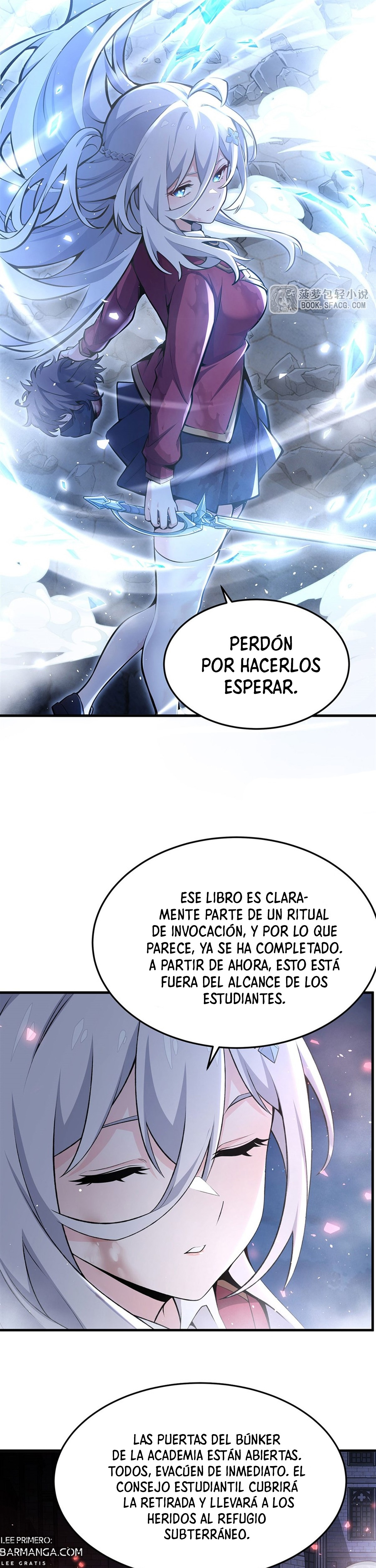 El villano rubio de la novela de la protagonista femenina quiere ser feliz capítulo 65 página 8