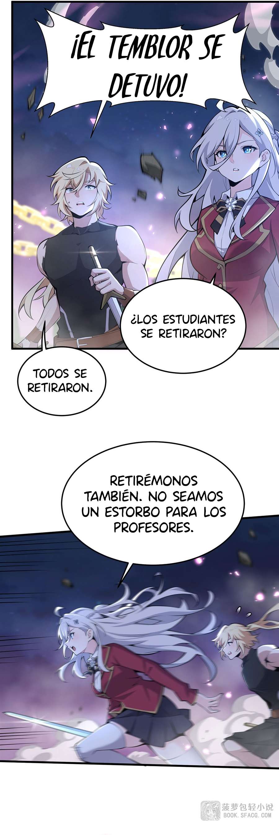 El villano rubio de la novela de la protagonista femenina quiere ser feliz capítulo 66 página 14