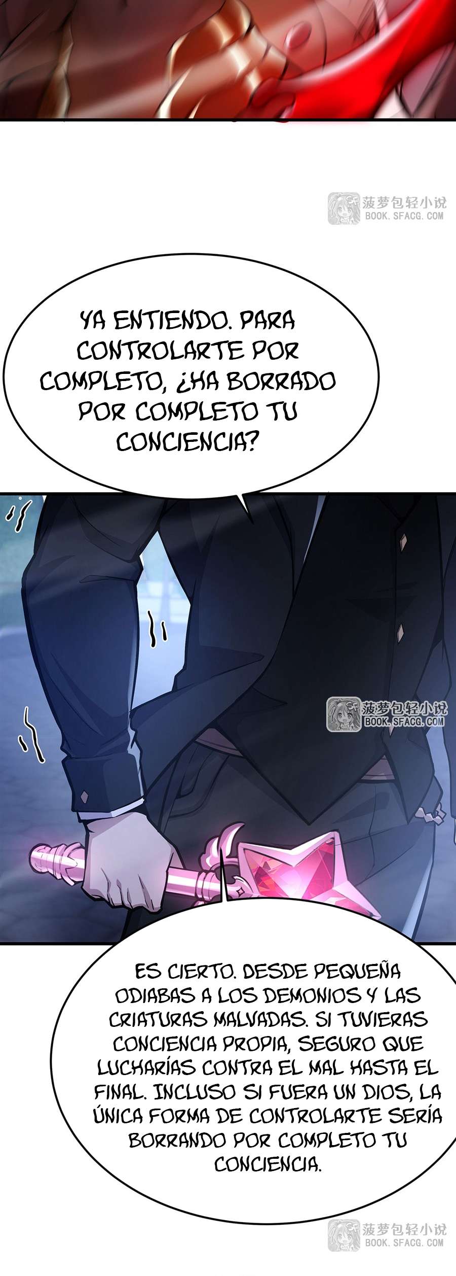 El villano rubio de la novela de la protagonista femenina quiere ser feliz capítulo 66 página 26