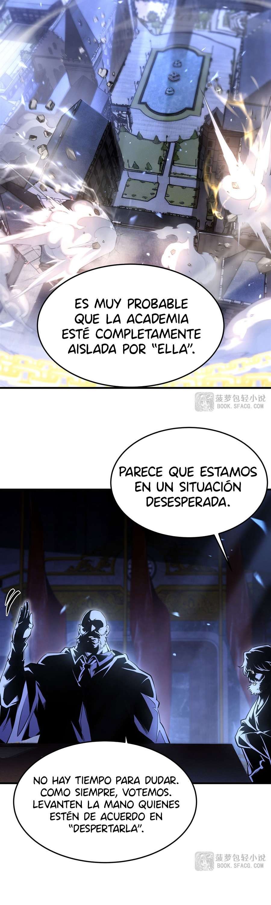 El villano rubio de la novela de la protagonista femenina quiere ser feliz capítulo 67 página 19