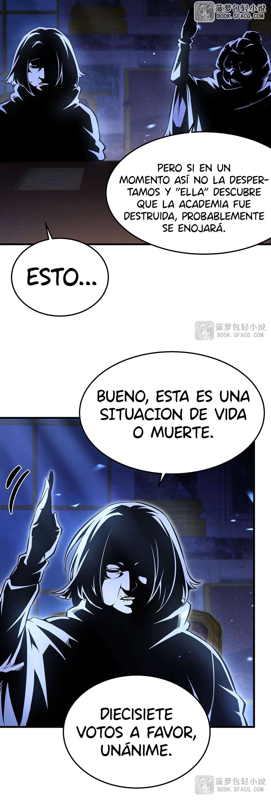 El villano rubio de la novela de la protagonista femenina quiere ser feliz capítulo 67 página 21