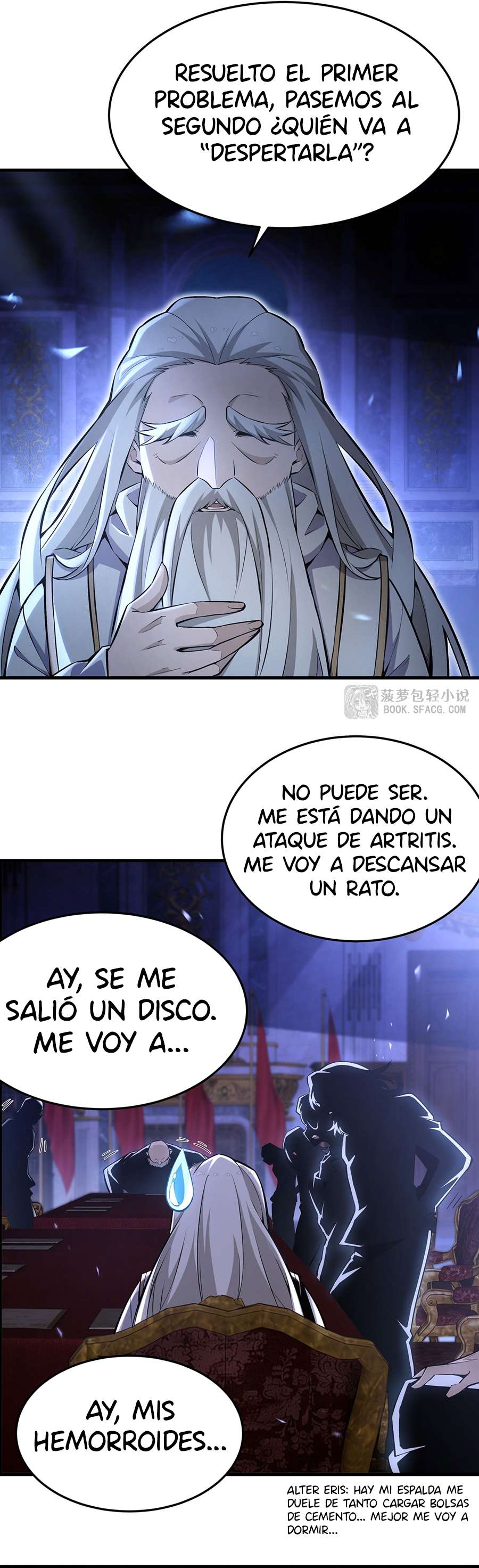 El villano rubio de la novela de la protagonista femenina quiere ser feliz capítulo 67 página 22