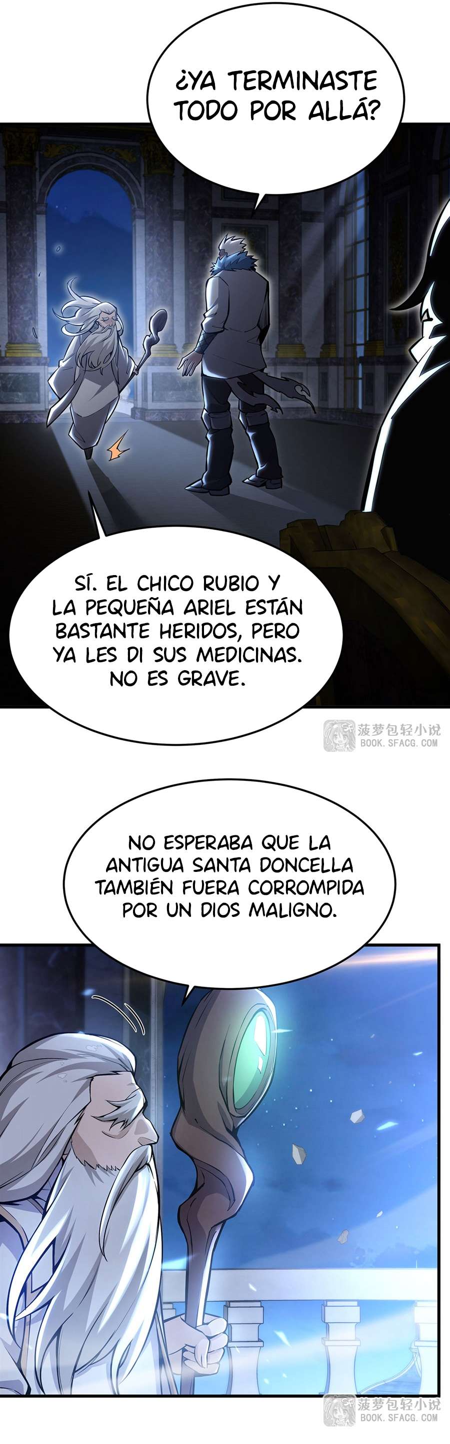 El villano rubio de la novela de la protagonista femenina quiere ser feliz capítulo 67 página 8
