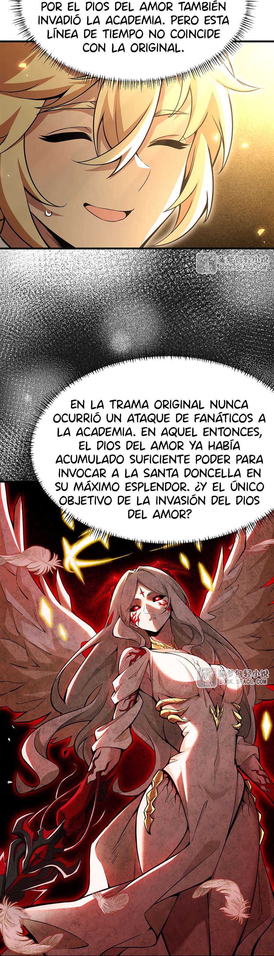 El villano rubio de la novela de la protagonista femenina quiere ser feliz capítulo 68 página 13