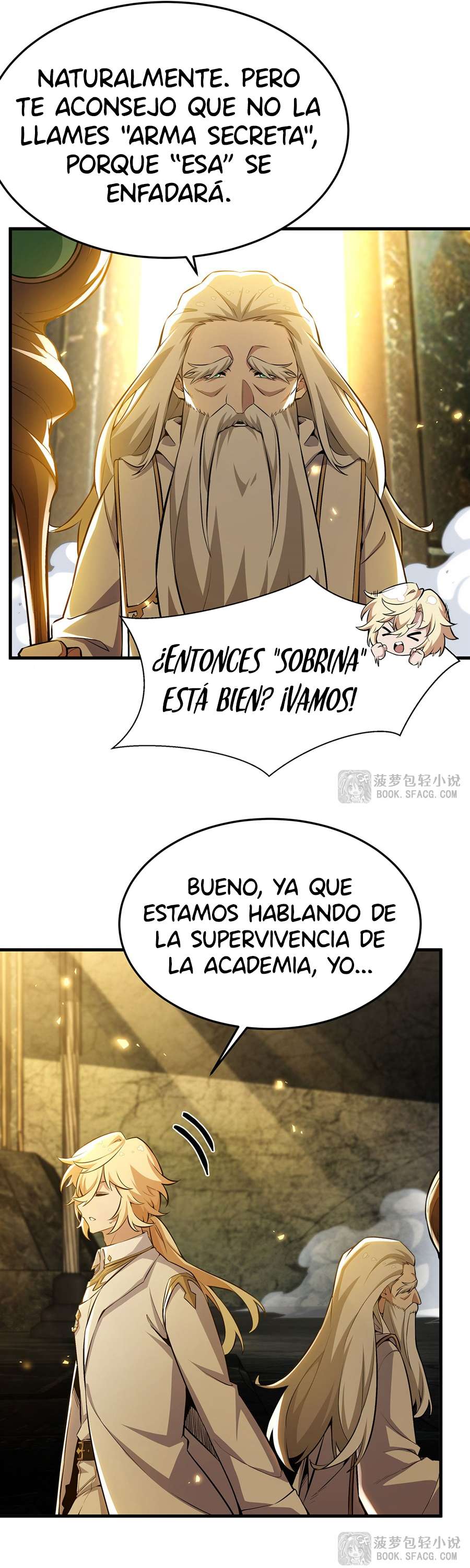El villano rubio de la novela de la protagonista femenina quiere ser feliz capítulo 68 página 17