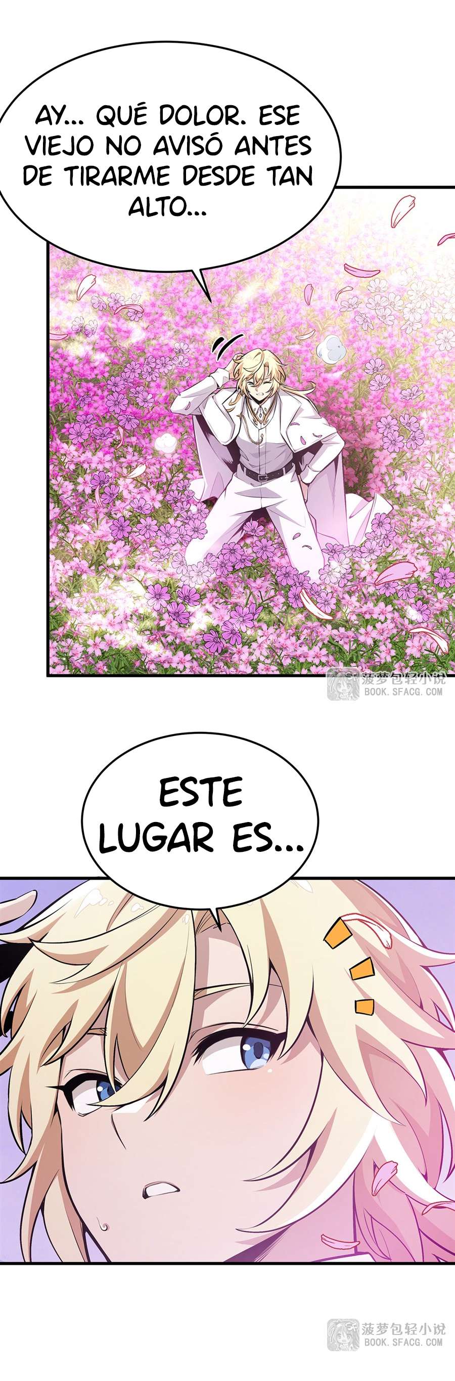 El villano rubio de la novela de la protagonista femenina quiere ser feliz capítulo 68 página 23