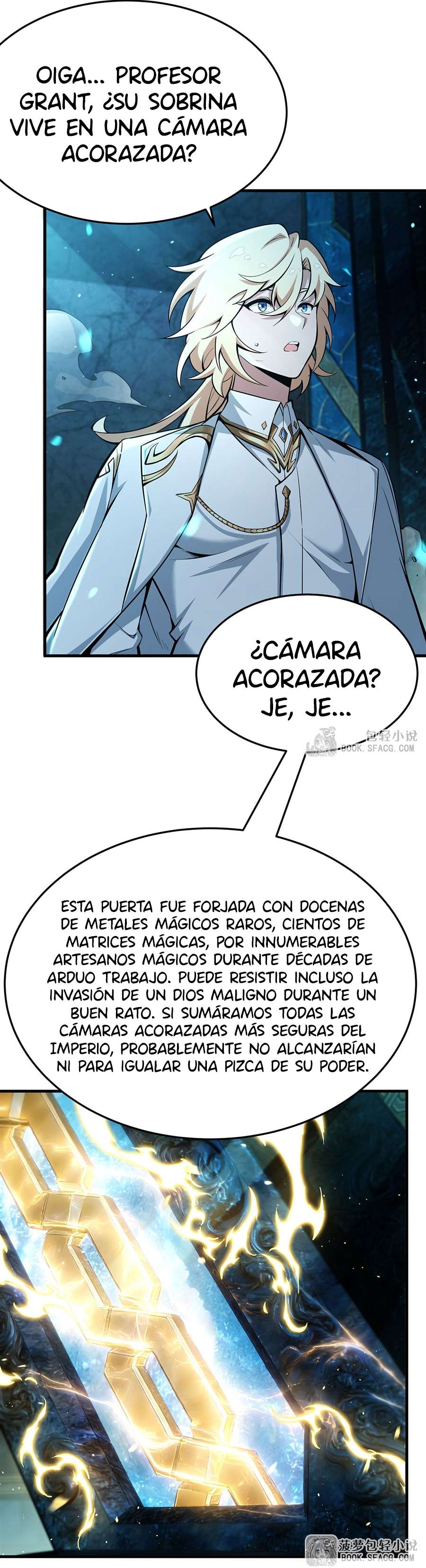 El villano rubio de la novela de la protagonista femenina quiere ser feliz capítulo 68 página 7