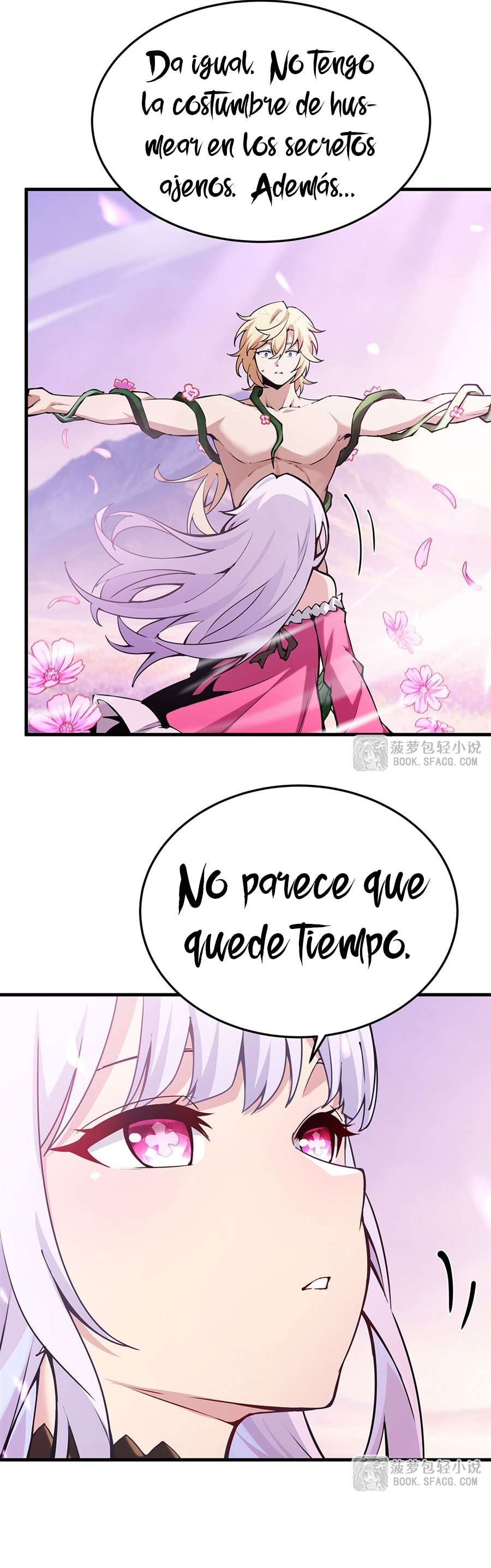 El villano rubio de la novela de la protagonista femenina quiere ser feliz capítulo 69 página 17