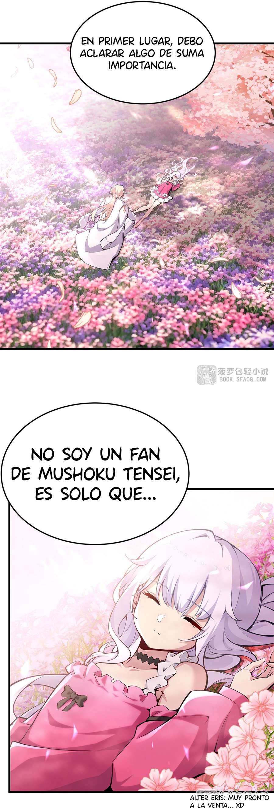 El villano rubio de la novela de la protagonista femenina quiere ser feliz capítulo 69 página 2