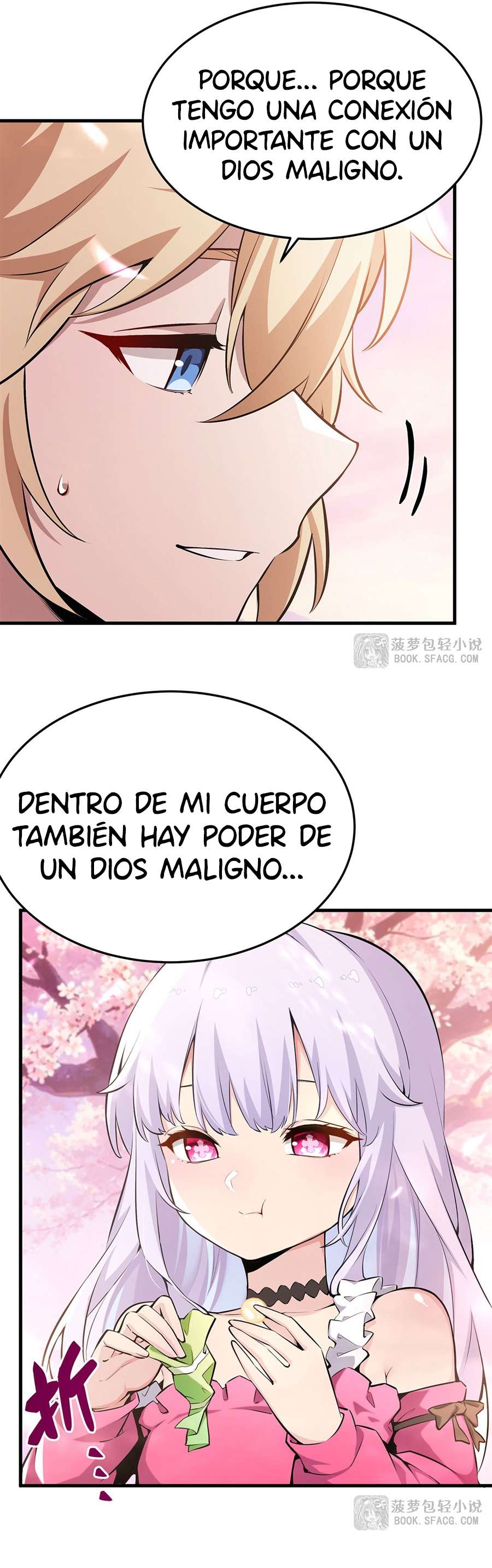 El villano rubio de la novela de la protagonista femenina quiere ser feliz capítulo 69 página 20