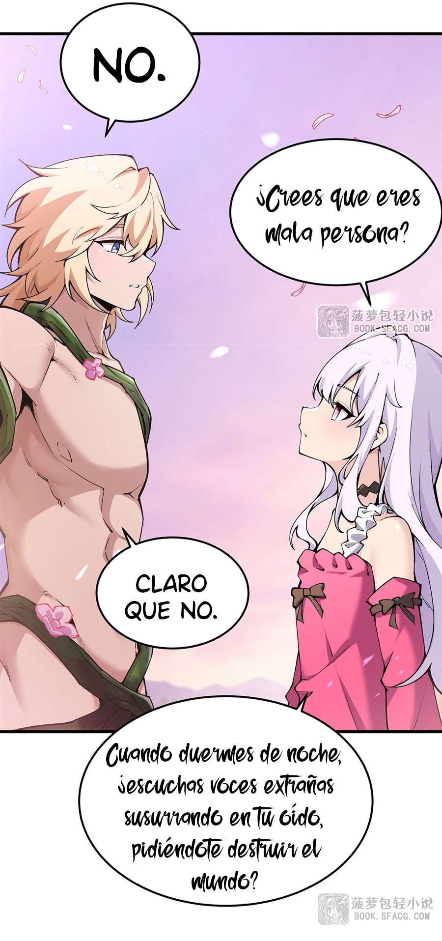 El villano rubio de la novela de la protagonista femenina quiere ser feliz capítulo 69 página 22