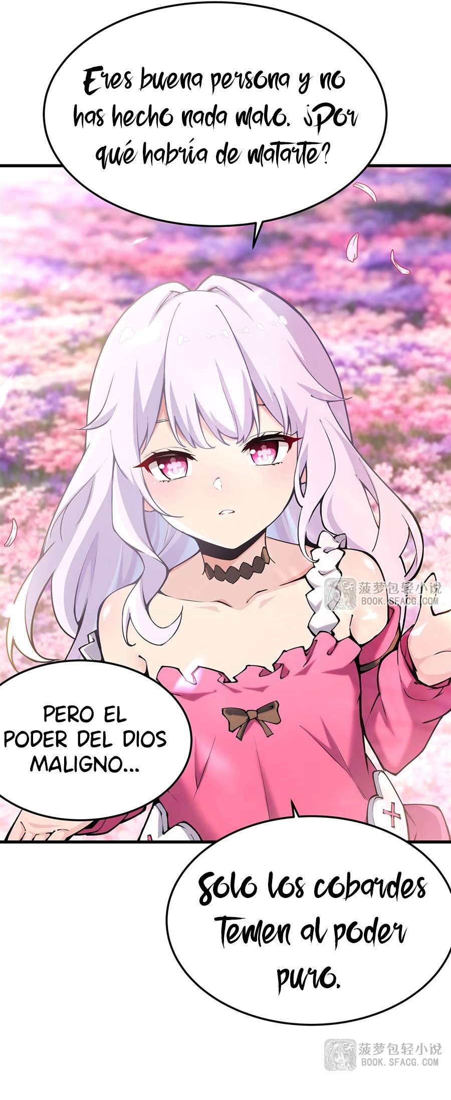 El villano rubio de la novela de la protagonista femenina quiere ser feliz capítulo 69 página 24