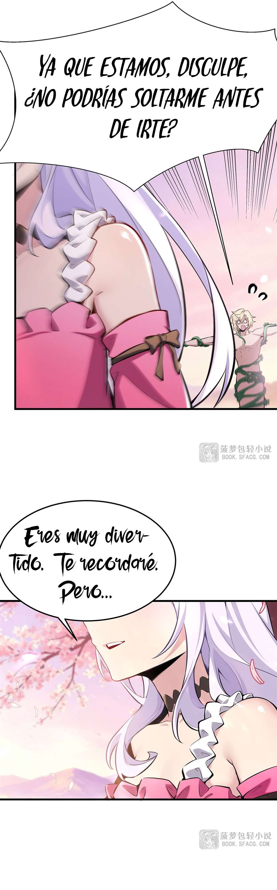 El villano rubio de la novela de la protagonista femenina quiere ser feliz capítulo 69 página 27
