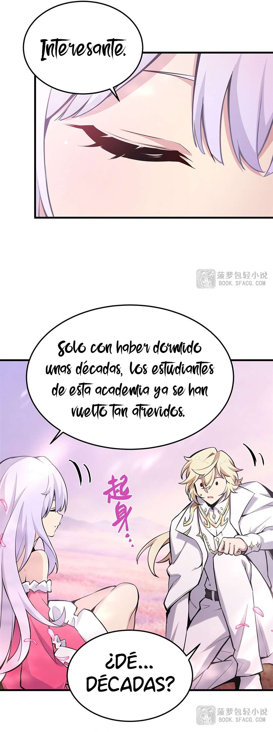 El villano rubio de la novela de la protagonista femenina quiere ser feliz capítulo 69 página 9