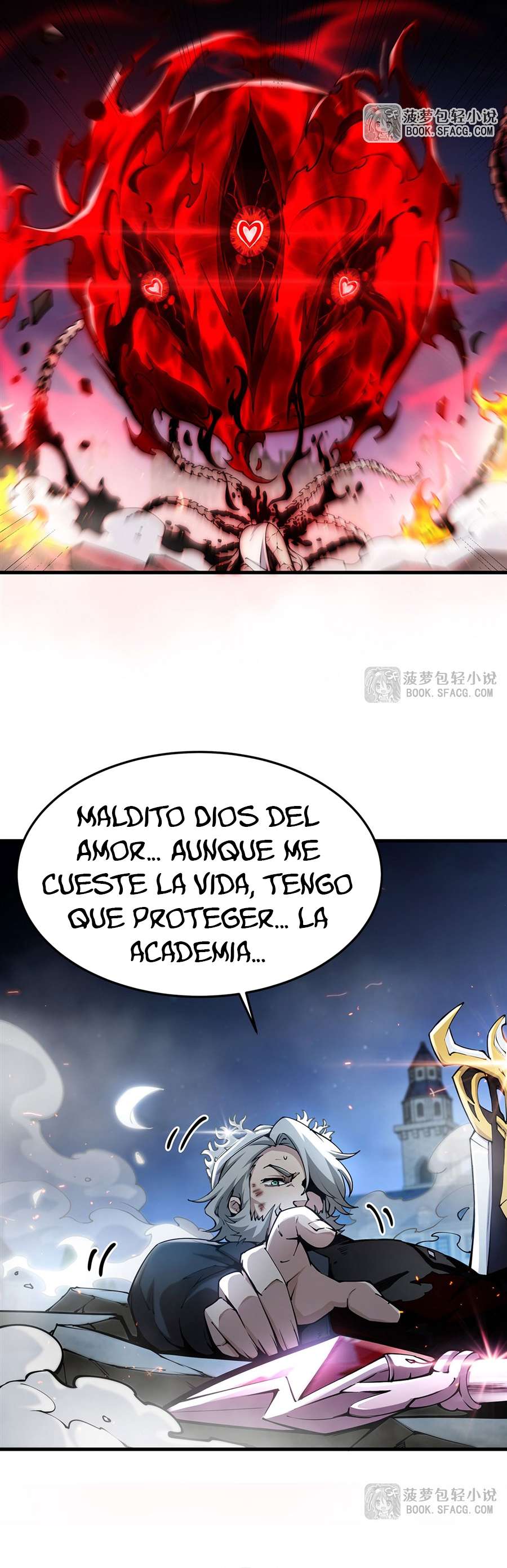 El villano rubio de la novela de la protagonista femenina quiere ser feliz capítulo 70 página 16