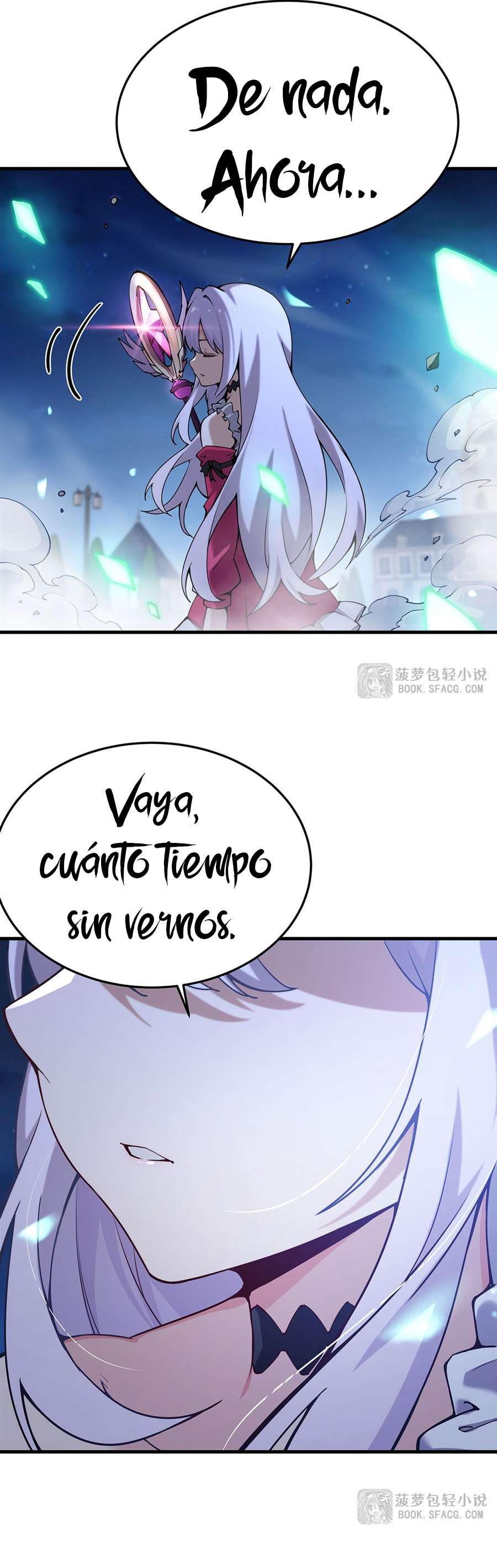 El villano rubio de la novela de la protagonista femenina quiere ser feliz capítulo 70 página 23