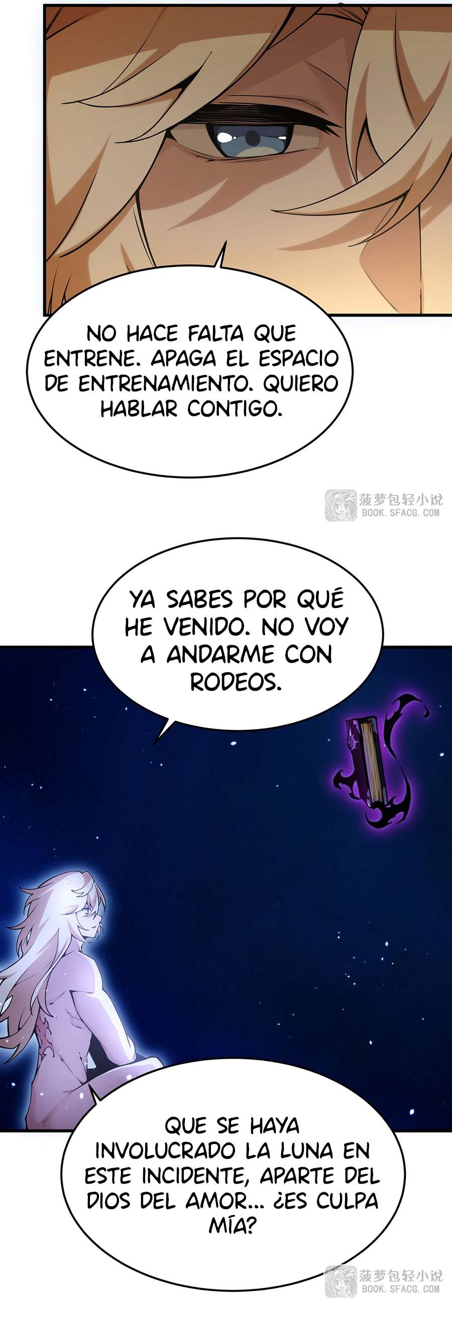 El villano rubio de la novela de la protagonista femenina quiere ser feliz capítulo 71 página 26