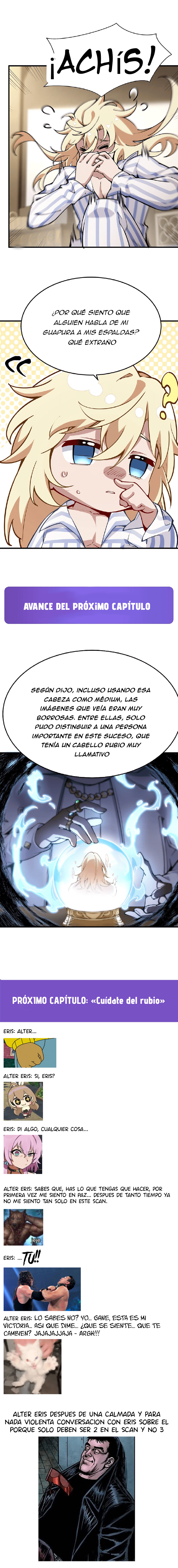 El villano rubio de la novela de la protagonista femenina quiere ser feliz capítulo 72 página 15