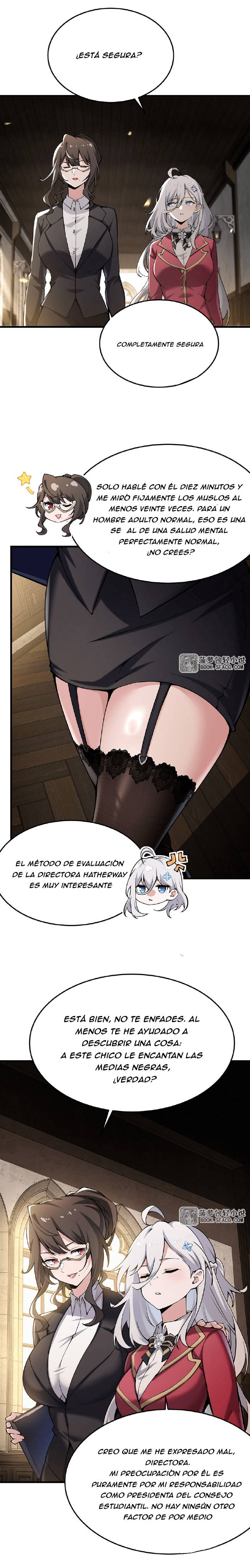 El villano rubio de la novela de la protagonista femenina quiere ser feliz capítulo 72 página 9