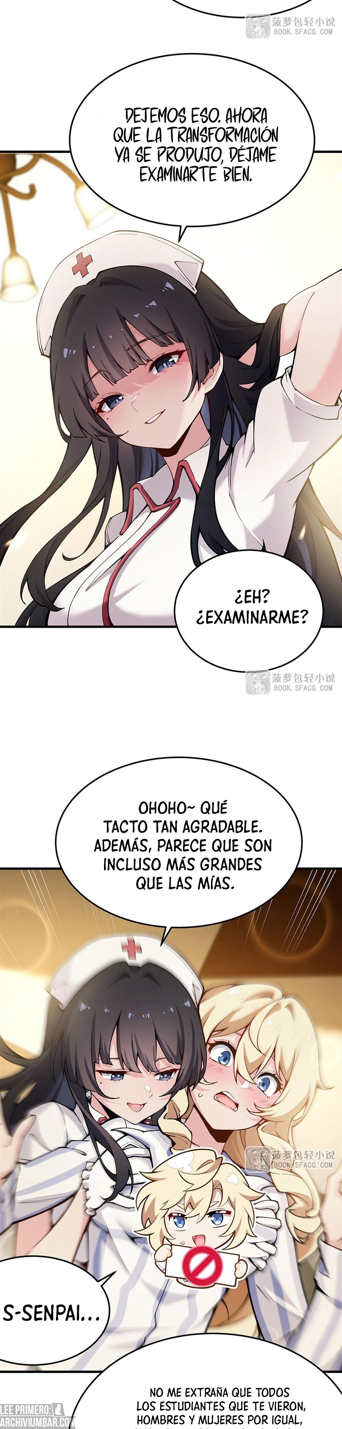 El villano rubio de la novela de la protagonista femenina quiere ser feliz capítulo 75 página 17
