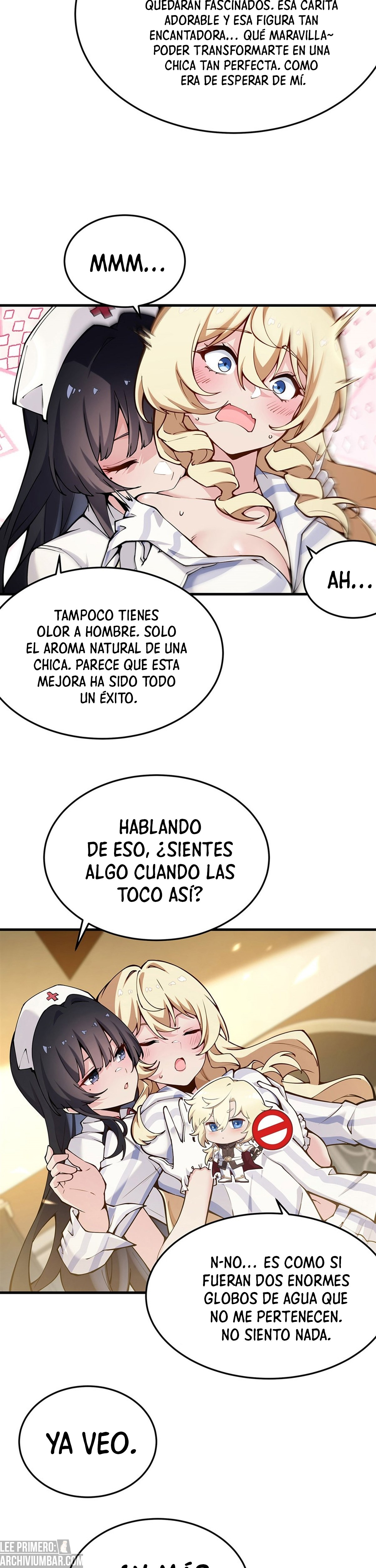 El villano rubio de la novela de la protagonista femenina quiere ser feliz capítulo 75 página 18