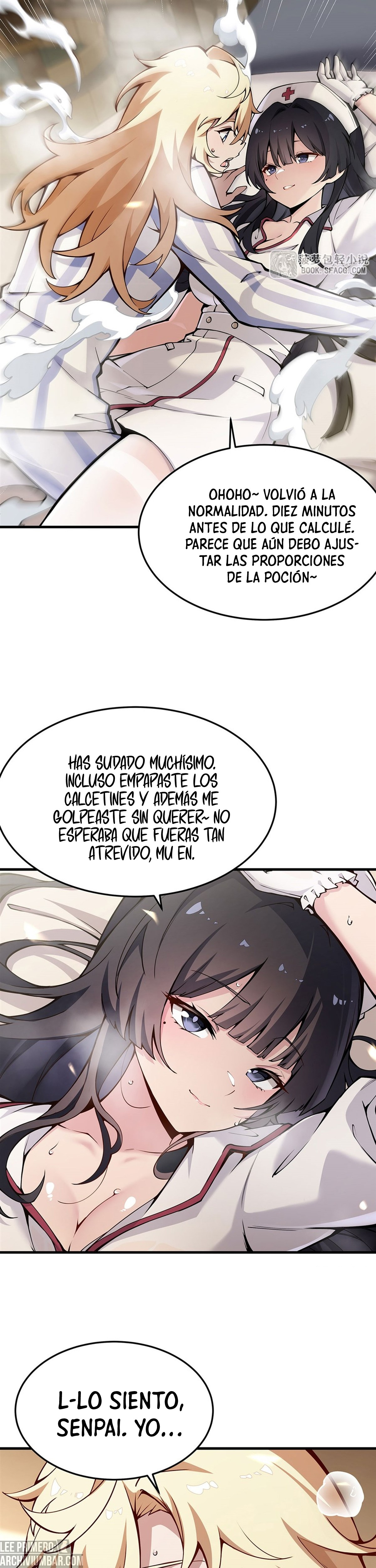 El villano rubio de la novela de la protagonista femenina quiere ser feliz capítulo 75 página 20