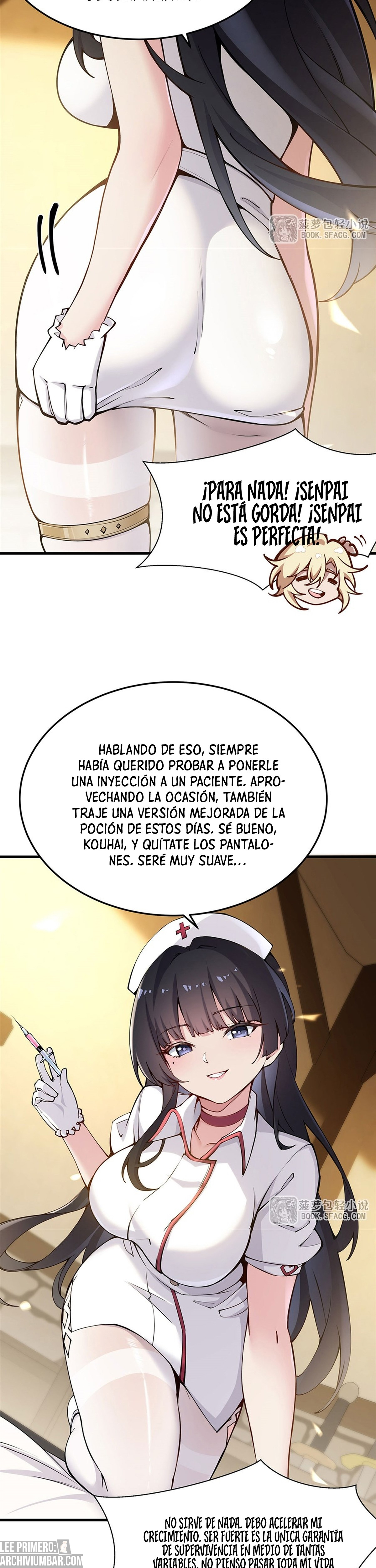 El villano rubio de la novela de la protagonista femenina quiere ser feliz capítulo 75 página 4
