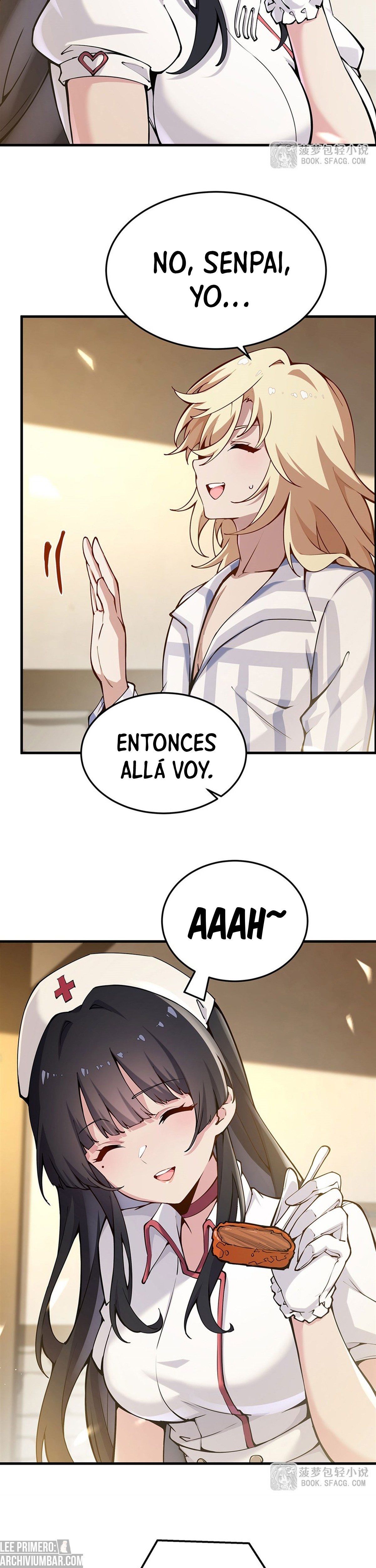 El villano rubio de la novela de la protagonista femenina quiere ser feliz capítulo 75 página 8