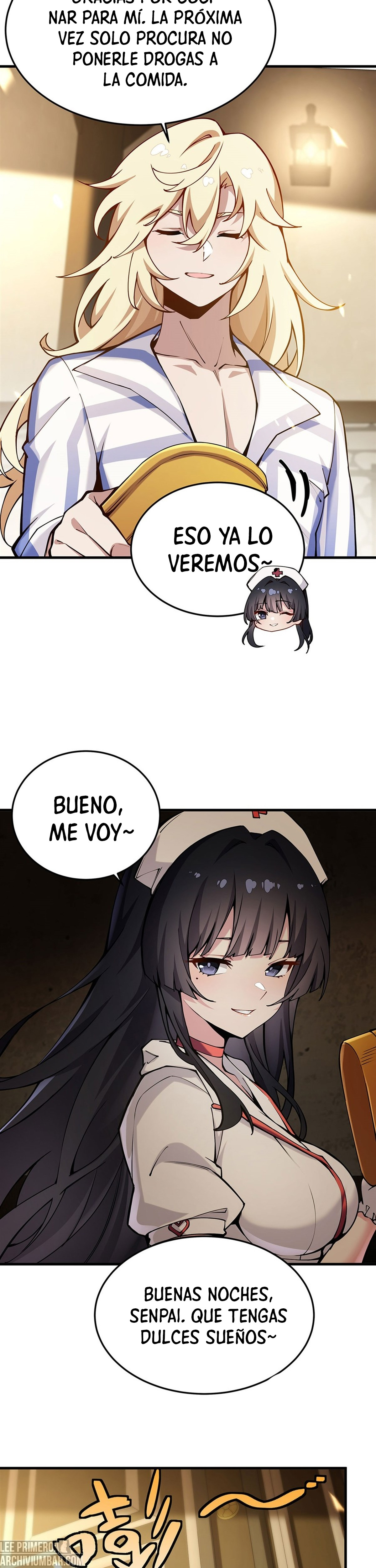 El villano rubio de la novela de la protagonista femenina quiere ser feliz capítulo 76 página 10