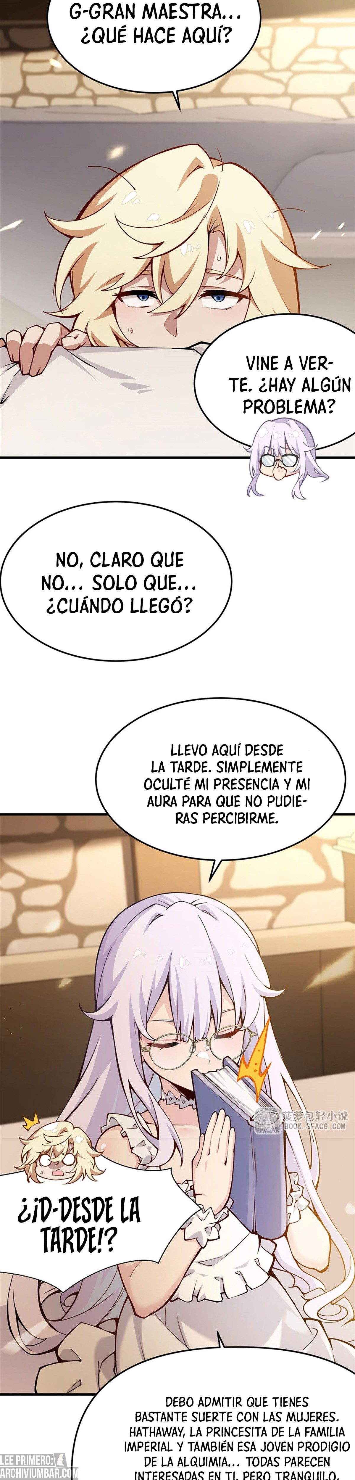 El villano rubio de la novela de la protagonista femenina quiere ser feliz capítulo 76 página 15