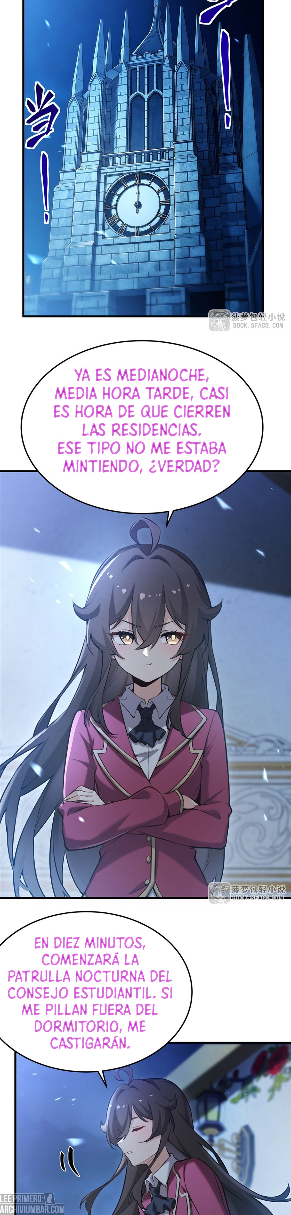 El villano rubio de la novela de la protagonista femenina quiere ser feliz capítulo 81 página 14