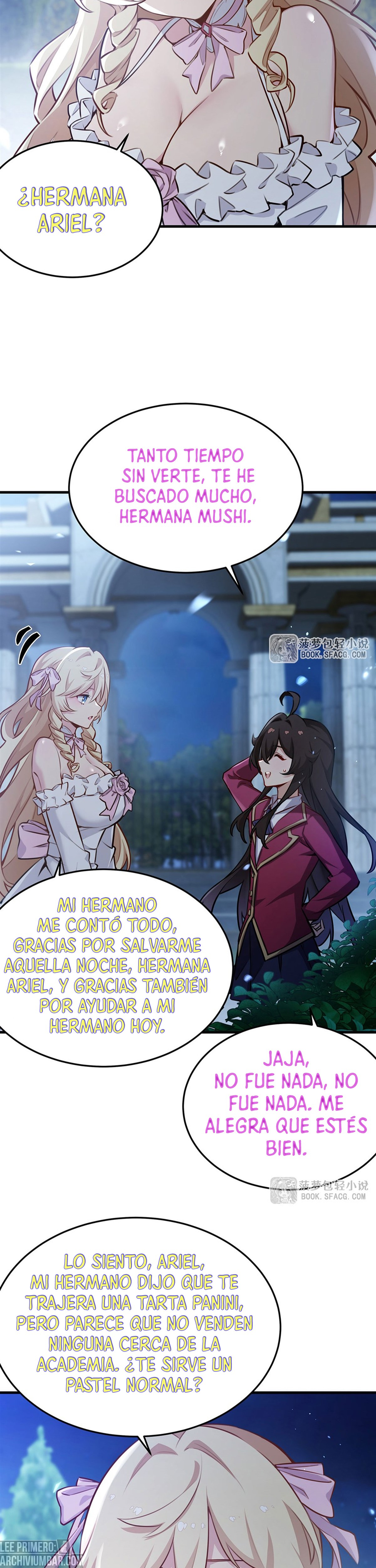 El villano rubio de la novela de la protagonista femenina quiere ser feliz capítulo 81 página 17